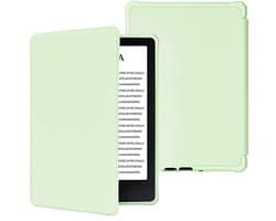 Slanke en lichte beschermhoes voor Kindle Paperwhite 11e generatie met automatische slaap/wake functie - fruitgroen 6,8 inch