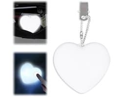 Hartvormige Led-zaklamp met Sensor - Automatisch Aan- en Uitschakelend Handtaslicht