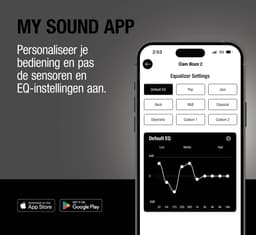 Fresh 'n Rebel Clam Blaze 2 – Draadloze Bluetooth Koptelefoon – 80 uur Speelduur – Inclusief App - Met volume wiel - Storm Grey — thumbnail 2