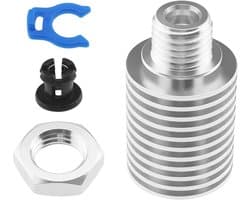 3D printer reserveonderdelen - 3D Printer Nozzles - E3D V6 Afstandsverwarming Dissipator, 1,75mm Metaal Buis, Integreren Radiator