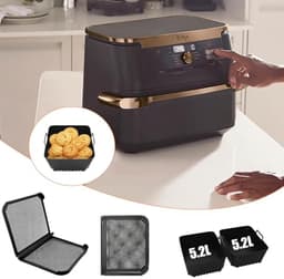 Siliconen Mallen en Spatbeschermers voor Heteluchtfriteuses — thumbnail 6