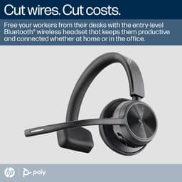 HP Poly Voyager 4310 UC Mono On Ear headset Bluetooth Mono Zwart Noise Cancelling Volumeregeling, Incl. oplaad- en dock — thumbnail 4