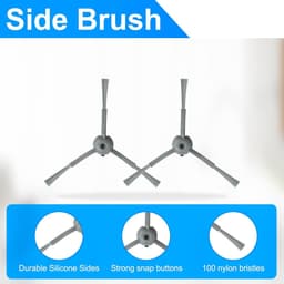 Accessoirekit Geschik voor Eufy Clean L60/L60 SES/L50/L50 SES/L60 hybride robotstofzuiger, 1 hoofdrolborstel + 4 zijborstels + 4 filters + 4 stofzakken + 1 reinigingsborstel — thumbnail 2