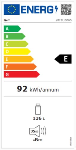 NEFF KI1211SE0 Inbouw Koelkast 88 cm – 136 Liter – Sleepdeursysteem – Energieklasse E — thumbnail 2