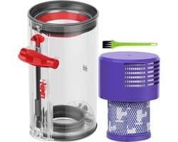 Geschikt voor dyson V10 SV112 SV13 Accessoires voor stofzuigers stofopvangbak voor het vervangen van stofopvangbak + filter + borstel -3 stuks