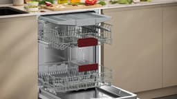 Neff S155EVX04E - Inbouwvaatwasser - Volledig ingebouwd - 14 couverts - B label - 44 dB - Knoppen - RVS - Home connect - Bestekmand — thumbnail 3