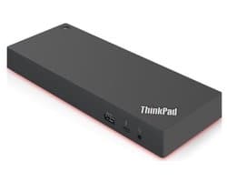 Lenovo 40AN0135IT laptop dock & poortreplicator Bedraad Thunderbolt 2 Zwart, Rood