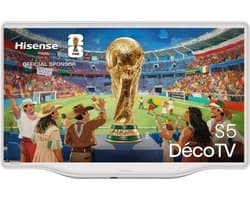 Hisense 32S5Q SmartTV - 32 inch - DécoTV - Hi-QLED Colour - Art-Inspired Design - Gallery Mode - Art Gallery - Dolby Atmos - FHD Resolution - High Contrast - Versitile Fit - Fluid Central Stand