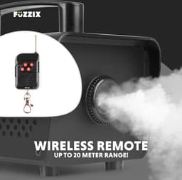Rookmachine met draadloze afstandsbediening - Fuzzix F500S Party rookmachine 500 Watt - incl 250ml rookvloeistof — thumbnail 2