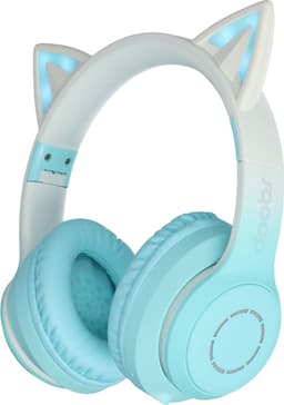 Cathy Kinder koptelefoon Bluetooth | Katoor LED Draadloos | turquoise — thumbnail 1