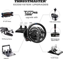 Thrustmaster T300 RS GT Force Feedback Racestuur - Inclusief 3 Pedalen (T3PA) - Geschikt voor PS5 / PS4 / PC - 3,9 Nm - Geschikt voor Forza Horizon 6 (PC) — thumbnail 3