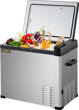 Camping Koelkast Koelbox Koelkast Boot Auto Koelkast Draagbare Vriezer 12V53Qt Kampeerkoelkast voor Buitengebruik — thumbnail 1