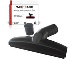 Maxorado dierenhaar stofzuiger mondstuk universeel voor 32 en 35 mm - geschikt voor Bosch, Miele, AEG, Philips, Kärcher, Siemens, Samsung, Numatic, FIF, Nilfisk, Dirt Devil, Einhell, Bomann, Clatronic, Deuba, Electrolux en meer - borstel