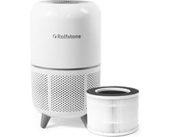 Rolfstone Air Balance - Luchtreiniger / Air Purifier met vervangbaar HEPA 13 filter + koolstoffilter - CADR: 160m3/h. - Filtert stof, pollen en allergenen uit de lucht, - 3 standen + slaapstand en automatische stand - Luchtkwaliteit indicator