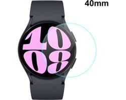 By Qubix - Screen protector - Tempered Glass - Geschikt voor de Samsung Galaxy Watch 6 - 40mm