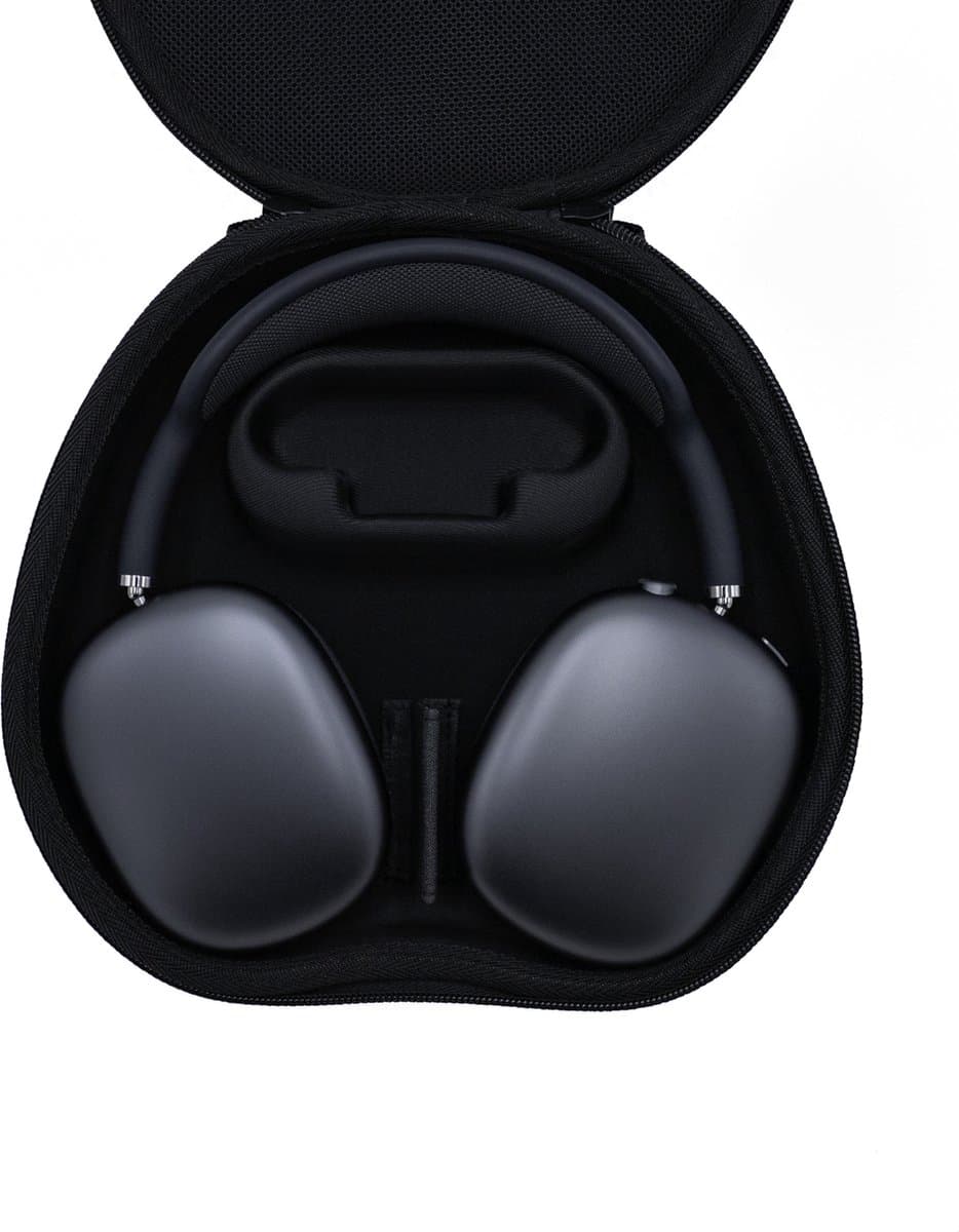 TCH Case voor AirPods Max - Hoes - Cover - Zwart - Always on magneet - Always Off - Hard Case - Accessoires — afbeelding 1