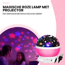 Oneiro Kindertablet KIDSPLAY 7 inch ROZE - Kindertablet vanaf 3 jaar - Ouder Control App - Beschermhoes - Android 11 – 3000 Mah Batterij - Roze — thumbnail 2