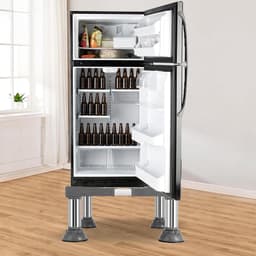 Onderstel voor wasmachine met 4 gevoerde, berenbelasting, max. 200 kg onderstel voor wasmachine, verstelbare breedte 40-62 cm, wasmachinesokkel, grijs — thumbnail 3