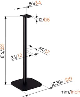 Vogel's SFS 4133 Sonos speaker standaard voor Era 300 (zwart) — thumbnail 4