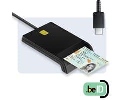 eID Kaartlezer USB-C België - Mac & Windows - Belgische Identiteitskaart - ID card reader