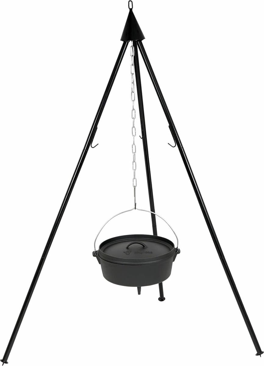 MET dutch oven-M.T.C© Driepoot-3poot-kookstatief-statief-tripod- -BBQ — afbeelding 1