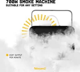 Rookmachine - Beamz S700 rookmachine 700W incl. ruim 5L rookvloeistof — thumbnail 3