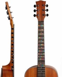 CHPN - Gitaar sticker - Oefensticker voor gitaar - Fretboard - Fretboard Labels voor 6-snarige Akoestische en Elektrische Gitaren - Notities Map Stickers & Decals - Gitaar leren spelen - Noten stickers — thumbnail 1