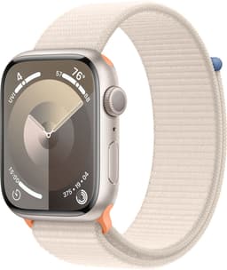 Apple Watch Series 9 - 45mm - Case with Starlight Sport Loop - Sterrenlicht Aluminium — thumbnail 2