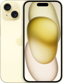 Apple iPhone 15 - 128GB - Yellow — thumbnail 1