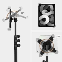 Muziekstandaard voor tablet en Pad (max 12,0 inch) - Lessenaar voor digitale bladmuziek — thumbnail 4