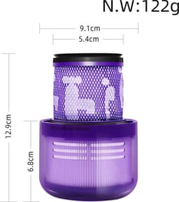 HEPA Filter Geschikt voor Dyson V11 en V15 - 970013-02 - Uit wasbaar - Optimale prestaties - JGR — thumbnail 4