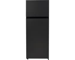 Everglades EVTD3026 - Dubbel-Deurs Koelkast - Zwart - 206 Liter - E Klasse - 5 Jaar Garantie