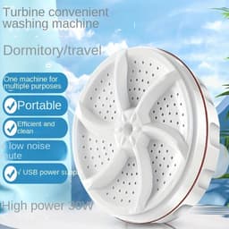 Borvat®| Hot Sale draagbare mini-wasmachine: krijg overal schone kleding met ultrasone turbinetechnologie! — thumbnail 5