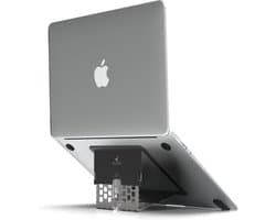 Majextand – Dunste verstelbare Laptop standaard – Laptopstand – Zwart – 6 posities – Laptopverhoger - MacBook standaard - MacBook standaard