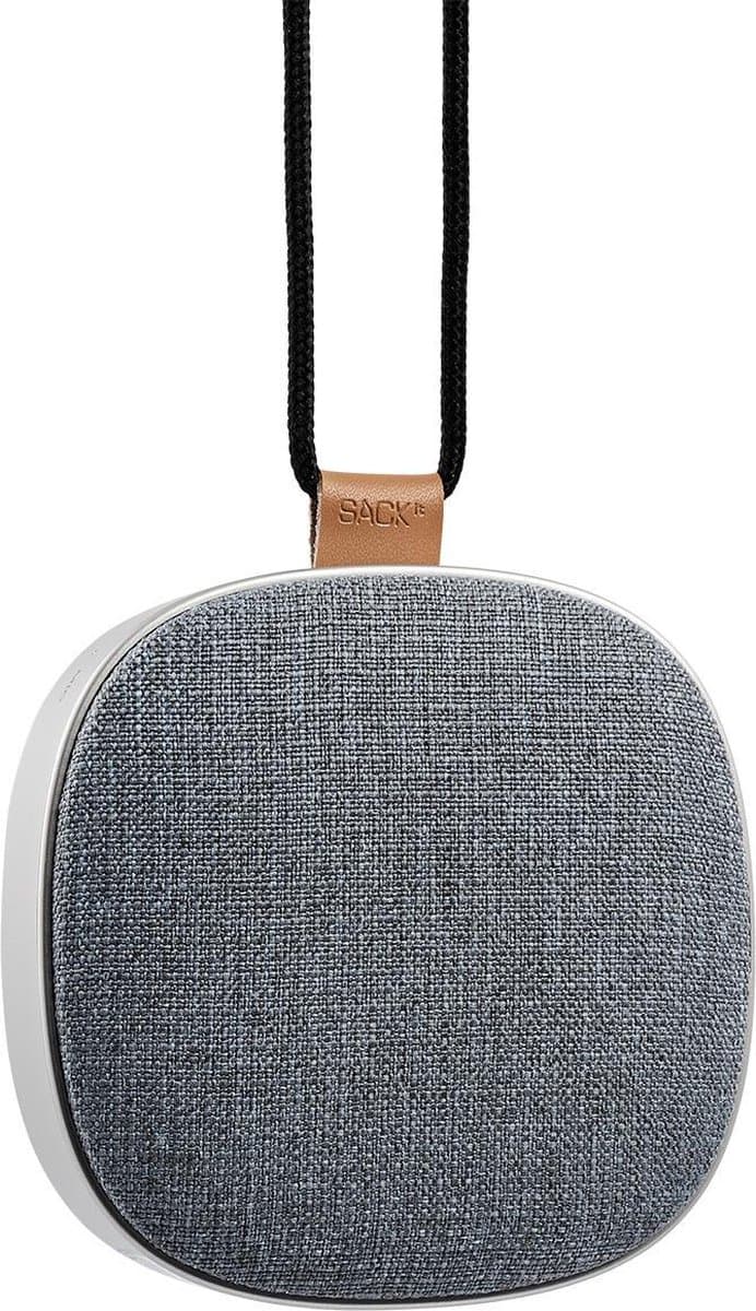 SACKit - WOOFit GO Dusty Blue - Speaker - Deens Design - hoge kwaliteit - Splashproof - — afbeelding 1