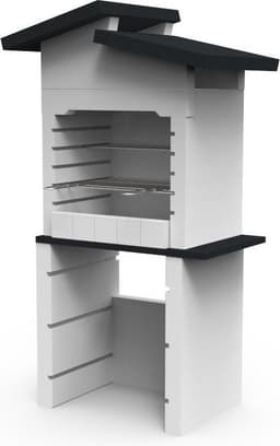 Sarom Fuoco - Betonnen barbecue - Isabella - Houtskool & Hout - 96 x 60 x 167,2 cm — thumbnail 1