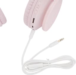PowerLocus P1 Kids Kinder Koptelefoon Draadloos - Koptelefoon voor kinderen - Veilig volume van 85 dB - Bluetooth Hoofdtelefoon - Met microfoon - incl. Premium Case - Roze — thumbnail 12