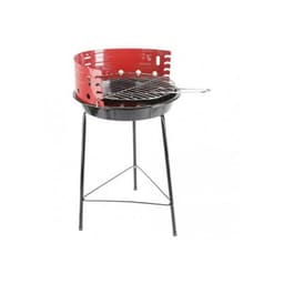 Houtskool Barbecue - Rond 33cm - Rood - BBQ — thumbnail 2
