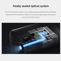 Xiaomi - Mi Smart Compact - Beamer - Projector Beamer - Mini Meamer - HDR 10 - FHD 1080p - DLP Automatische focus - met WiFi 5.0 - 500 ANSI Lumens - Android 11.0 - Wit — thumbnail 1
