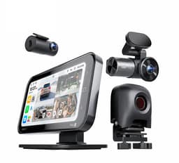 Vantrue Pilot 2 Volledig Systeem Dashcam – 's Werelds eerste dashcam met thermische beeldvorming, 2K+1080P+2K+Thermische lens, 4 kanalen 360°, CarPlay en Android Auto, 24/7 parkeermodus — thumbnail 1