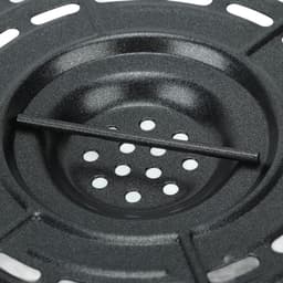 Vervanging voor heteluchtfriteuse grillpan voor 5QT luchtfriteuses, 8,5 inch airfryers anti-aanbakplaat, friteuse grillplaat koekenpan accessoires voor keuken, vaatwasmachinebestendig — thumbnail 5