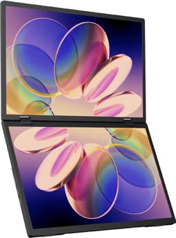 Logicom Nomad DUO - Portable Monitor - Full HD - 15,6" x 2 - IPS scherm - Vouwbaar scherm - Draagbare monitor - USB-C & Mini HDMI - Kickstand - zwart — thumbnail 4
