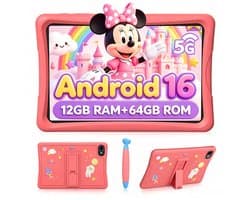 ExcitPower K10 - Tablet - 12GB RAM - 64GB ROM - 10.1 Inch - 5000mAh - Roze
