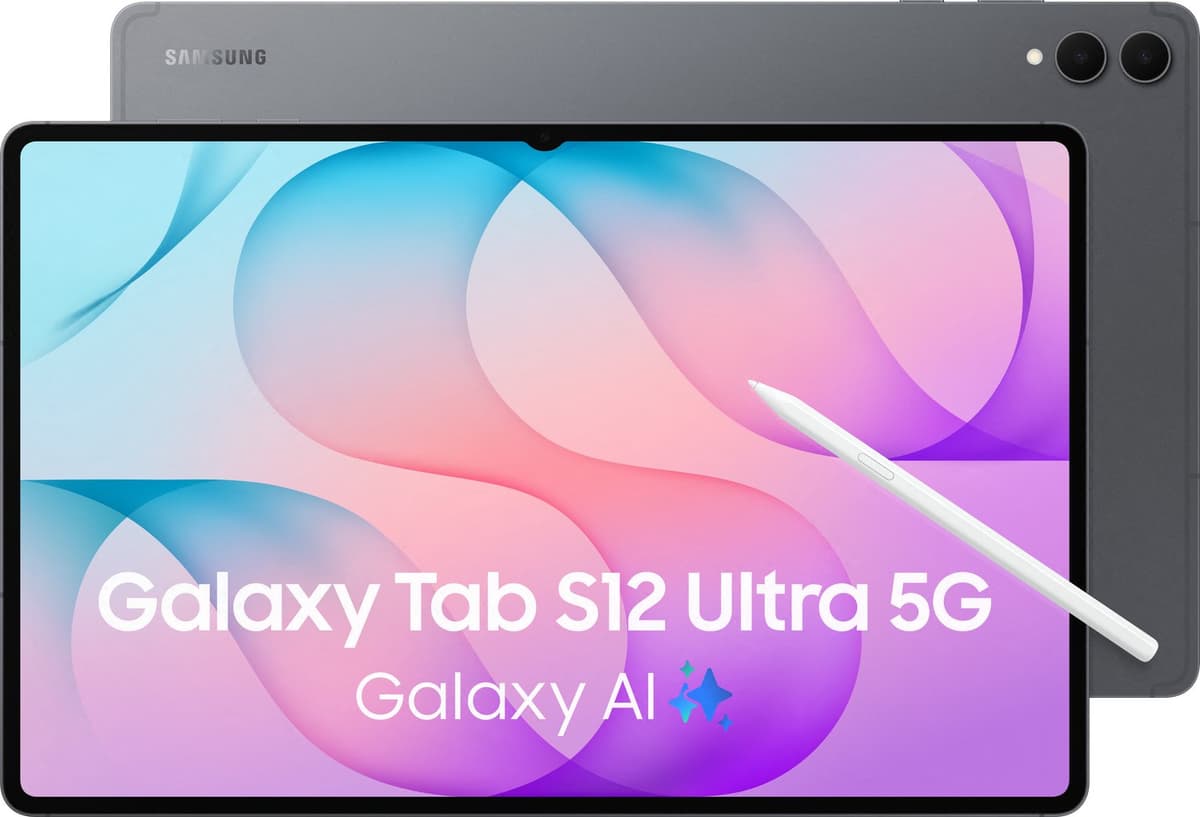 Samsung Galaxy Tab S12 Ultra 5G - 512GB - Gray + 1 jaar extra garantie — afbeelding 1