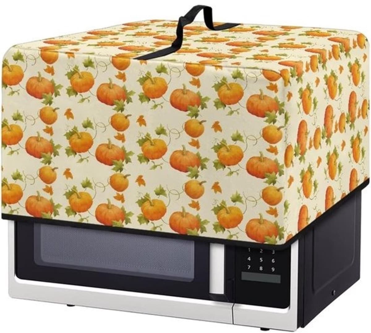 Magnetronstofkap - Keukenhoes voor apparatuur - Beschermt tegen stof en spatten - Met handvat - 183 x 145 x 11 inch — afbeelding 1