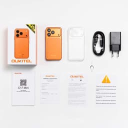 OUKITEL C17 mini Smartphone - 12GB RAM - 32GB ROM - Android 16 - GPS - Geen NFC - Slechts 109g - Oranje — thumbnail 3