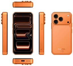OUKITEL C17 mini Smartphone - 16GB RAM - 64GB ROM - Android 16 - GPS - Geen NFC - Slechts 109g - Oranje — thumbnail 3