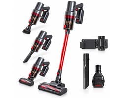 Steelstofzuiger V12 Draadloos 2-in-1 - Kruimeldief - Draadloze Stofzuiger - Vacuum Cleaner - Lichtgewicht met HEPA-filter