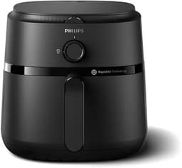 Philips 1000 Series Airfryer XXL - 6.2L - Voor 5 Personen - Zwart - RapidAir - 1700W — thumbnail 3