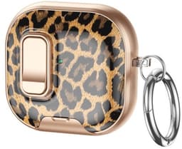 Telestore - hoesje geschikt voor AirPods 5 en AirPods 4 - Hard case cover - roze goud luipaard / tijger - TPU hoesje Beschermhoes - AirPods 5 en 4 Cover - AirPods 5 / 4 hoesje - Geschikt voor Apple AirPods 5 en AirPods 4 — thumbnail 1